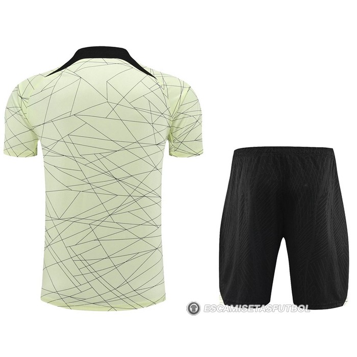 Chandal del Paris Saint-Germain Jordan Manga Corta 23-24 Amarillo - Pantalon Corto